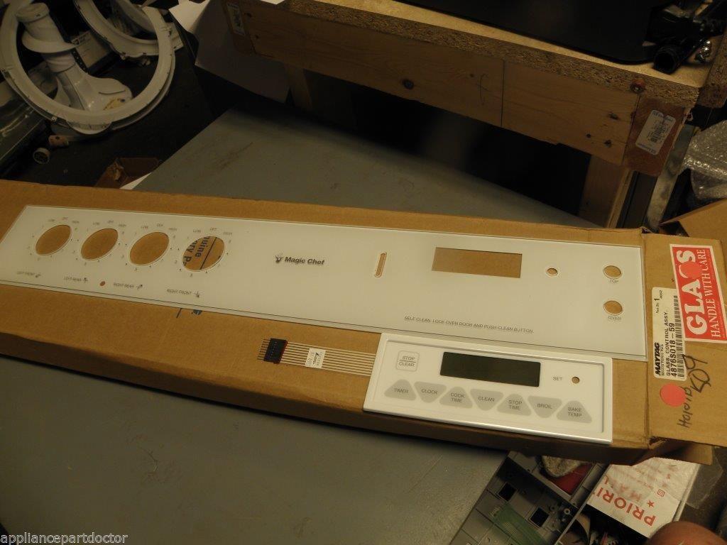 Maytag Stove Control Panel 4851S018-59 NEW IN BOX Maytag Stove Control Panel 4851S018-59 NEW IN BOX